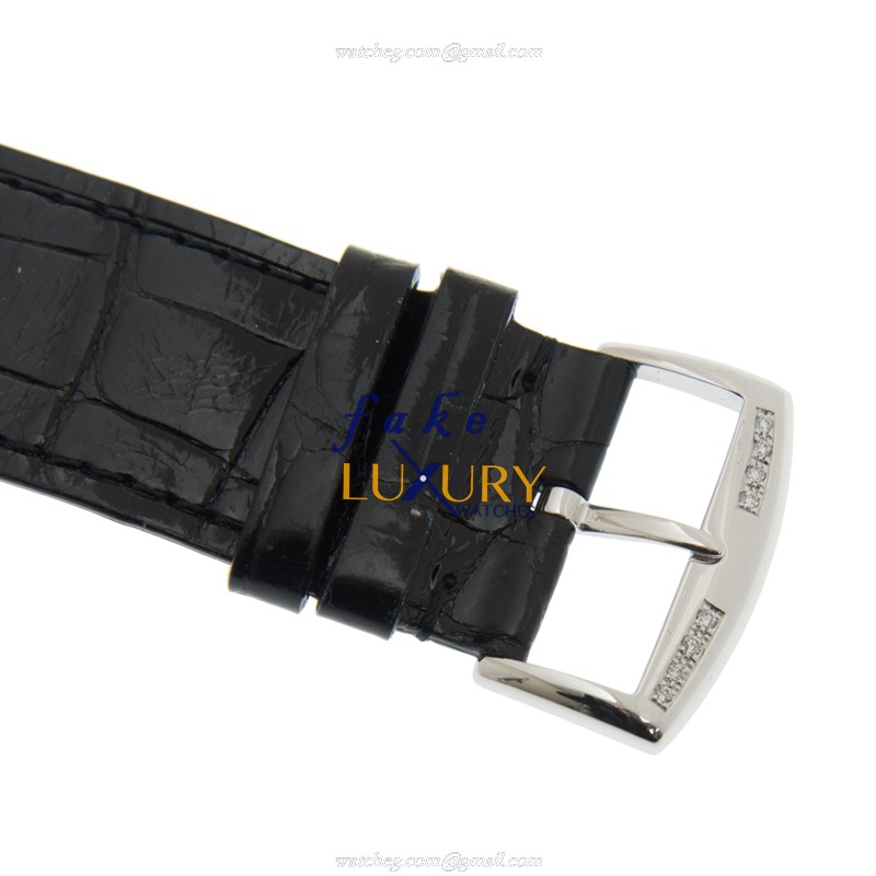 1002 QZ REL D 1R OG - Franck Muller Long Island Replica Watch - 18kt White Gold & Diamond - Quartz - Image 4
