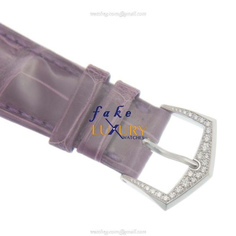 Patek Philippe 5077/100G-025 RARE HANDCRAFTS Automatic 18kt White Gold Diamond Purple Dial Replica - Image 4