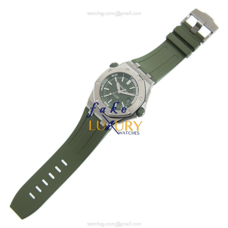 Audemars Piguet Royal Oak Offshore 15710ST.OO.A052CA.01 Automatic Green Dial Stainless Steel - Image 2
