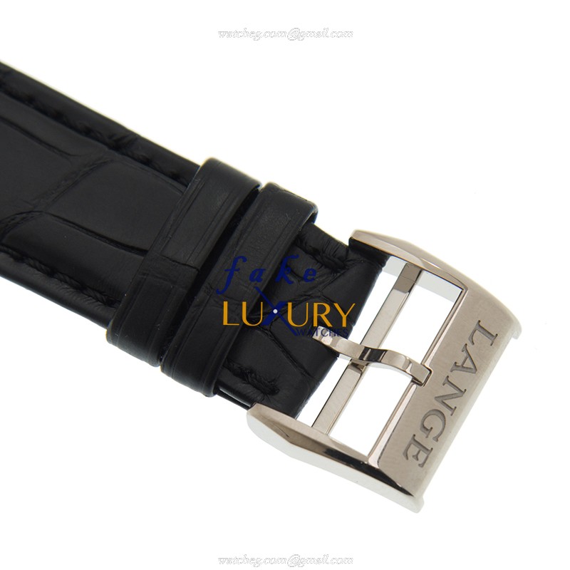 A Lange & Sohne 145.029 Zeitwerk Replica Watch, Black Dial, 18kt White Gold Case, Automatic Movement - Image 4