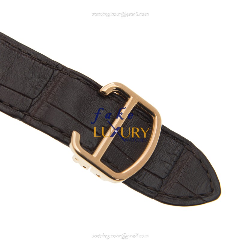 Cartier W1580001 Rotonde De Cartier Replica Watch, Silver Dial, 18kt Rose Gold Case, Automatic - Image 4
