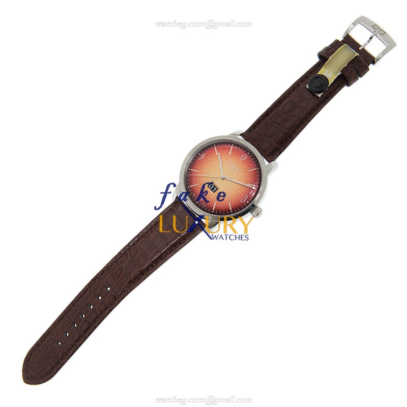 Glashutte Senator Sixties 2-39-47-09-02-04 Automatic Red Dial Stainless Steel Replica Watch - Image 2