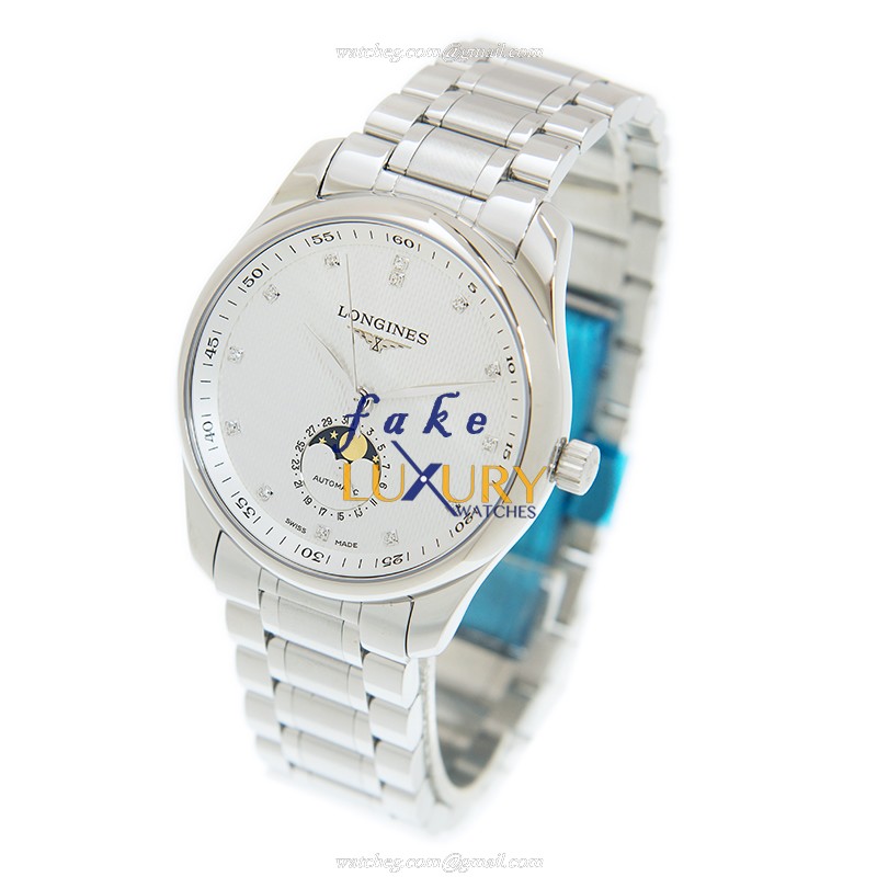 Longines L2.909.4.77.6 MASTER Replica Watch, White Dial, Steel Bracelet, Automatic - Image 3