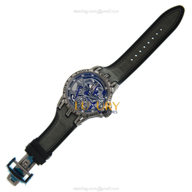 Roger Dubuis RDDBEX0748 Excalibur Spider Replica Watch, Automatic, Titanium Case, Transparent Skull - Image 2