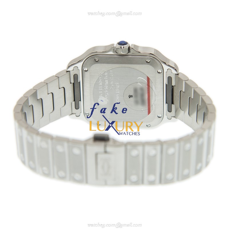Cartier WSSA0029 SANTOS Automatic Stainless Steel - White Dial - Replica Watch - Image 4