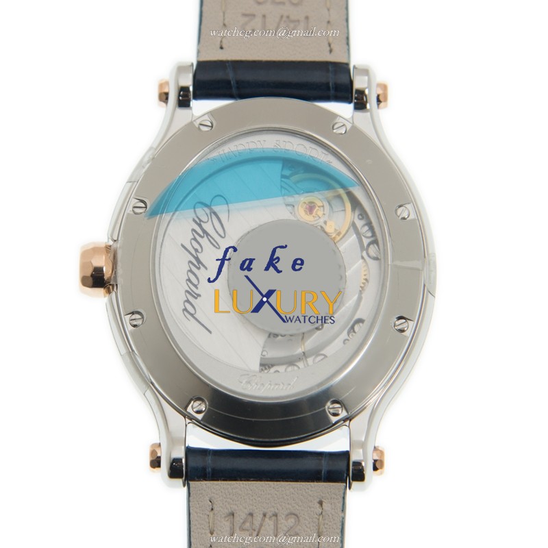 Chopard 278602-6003 Happy Sport Automatic 18kt Rose Magic & Diamond Replica Watch - Swiss Movement - Image 3
