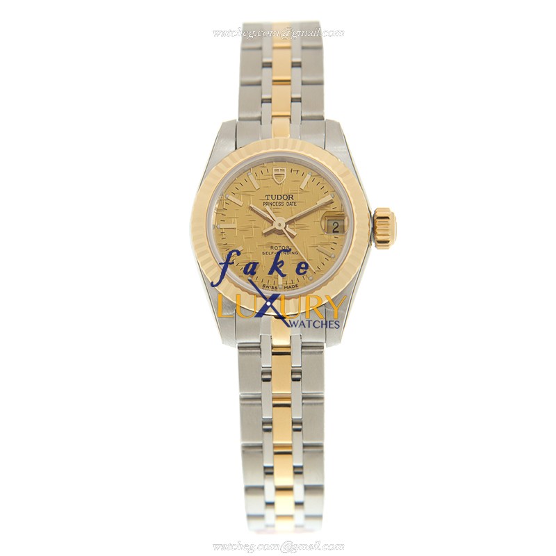 Tudor 92513-62423-CHCL PRINCESS DATE Automatic 18kt Gold & Steel Replica Watch - Swiss Movement - Image 2