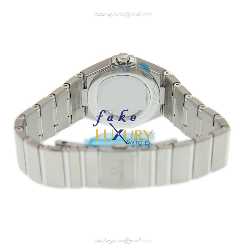 Omega 131.10.28.60.02.001 Constellation Quartz Stainless Steel Replica Watch, White Dial, Silver - Image 4