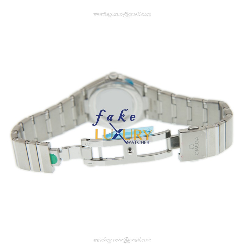 Omega 131.10.28.60.02.001 Constellation Quartz Stainless Steel Replica Watch, White Dial, Silver - Image 5