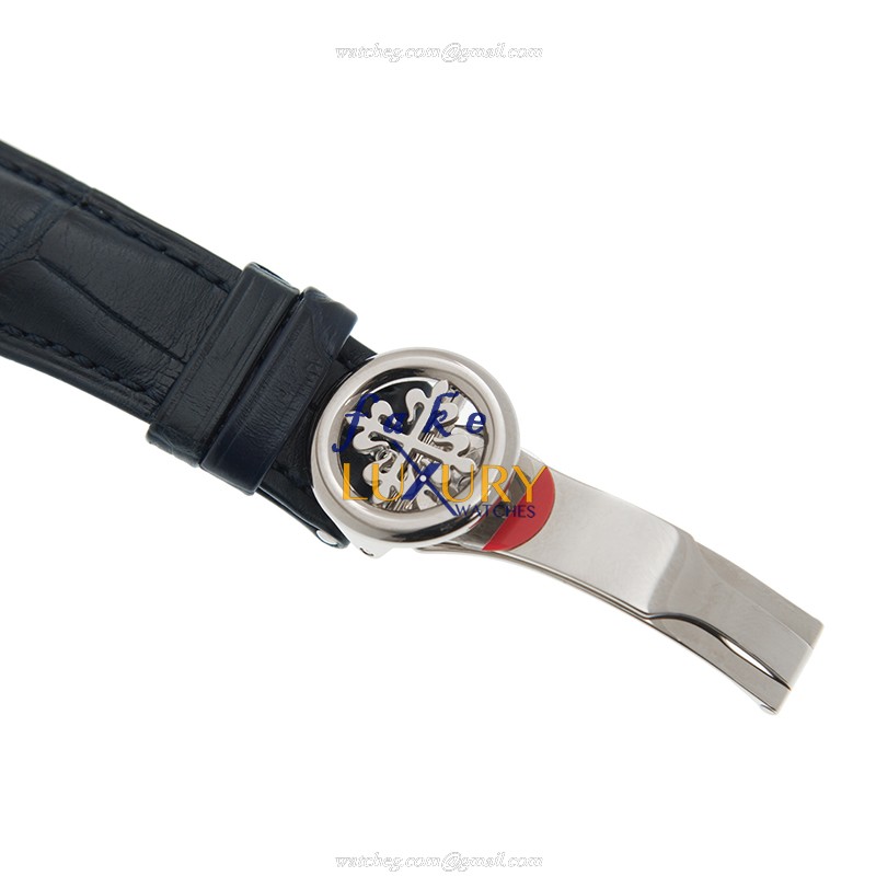 Patek Philippe 5930G-010 Replica Watch, World Time Complications, Gold Case, Silver Dial - Image 4