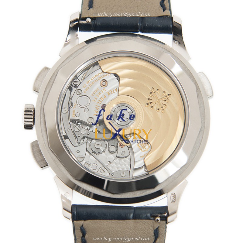 Patek Philippe 5930G-010 Replica Watch, World Time Complications, Gold Case, Silver Dial - Image 3