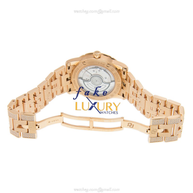 Roger Dubuis RDDBEX0381 Excalibur Replica Watch, Automatic, White Dial, 18kt Rose Gold & Diamonds - Image 5