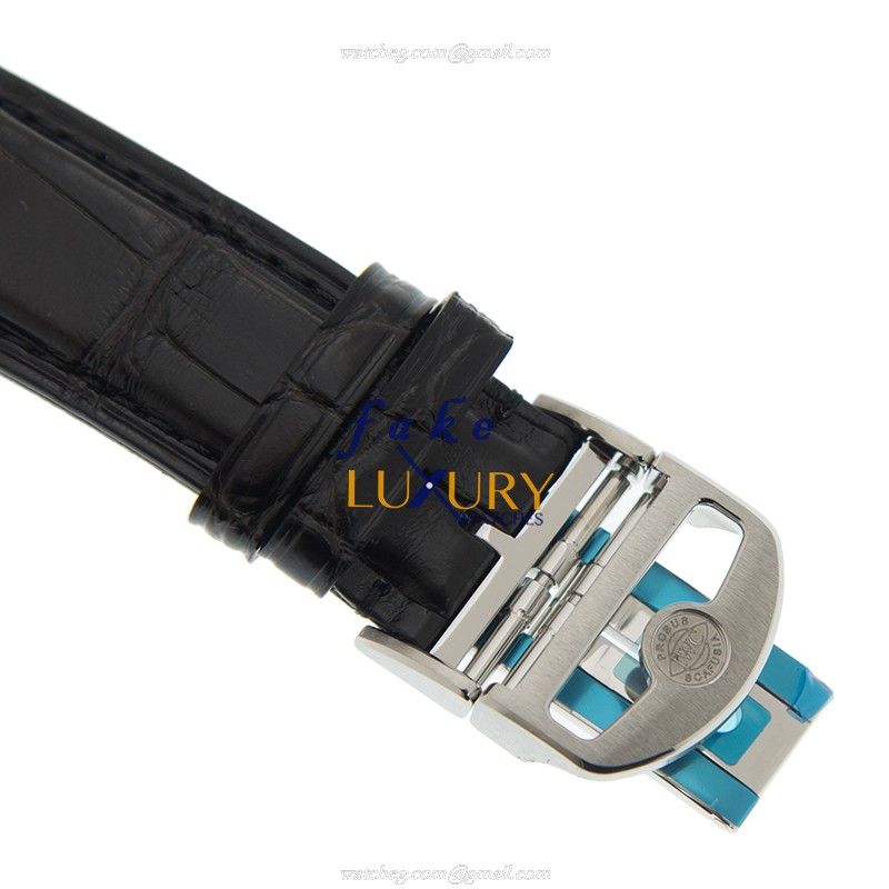 IWC IW371604 Portuguese Automatic Replica Watch, White Dial, Blue Alligator Strap - Image 4