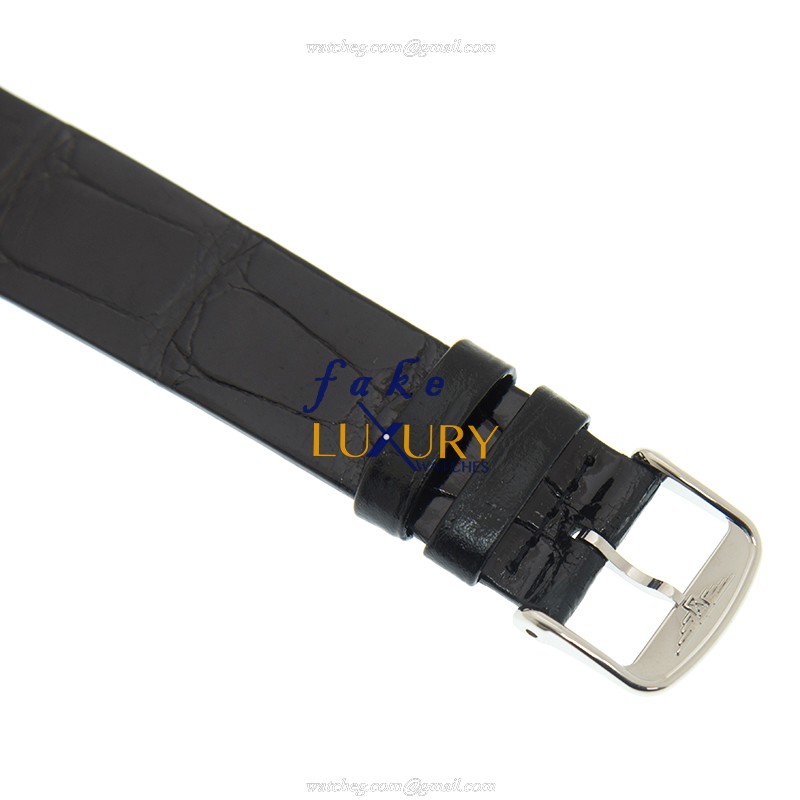 Longines L4.709.4.21.2 - Quartz Replica Watch - 33mm - Stainless Steel - White Dial - Leather Strap - Image 4