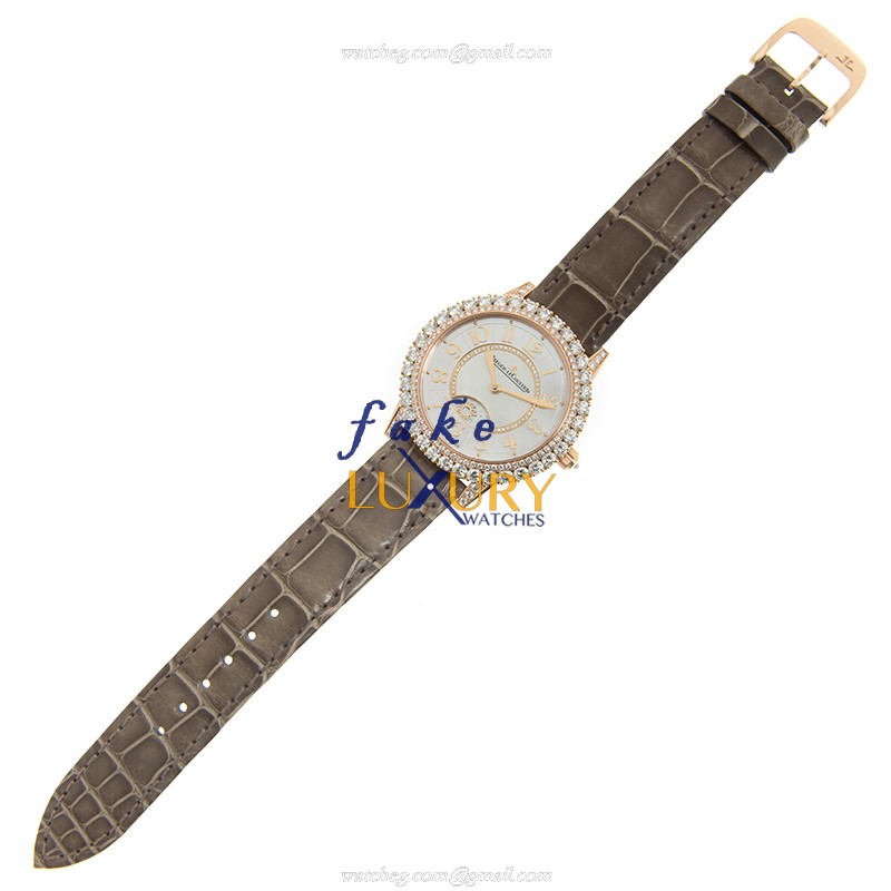Jaeger-Lecoultre Q3432570 Automatic 18kt Rose Gold Diamond Bezel Replica Watch - Image 2