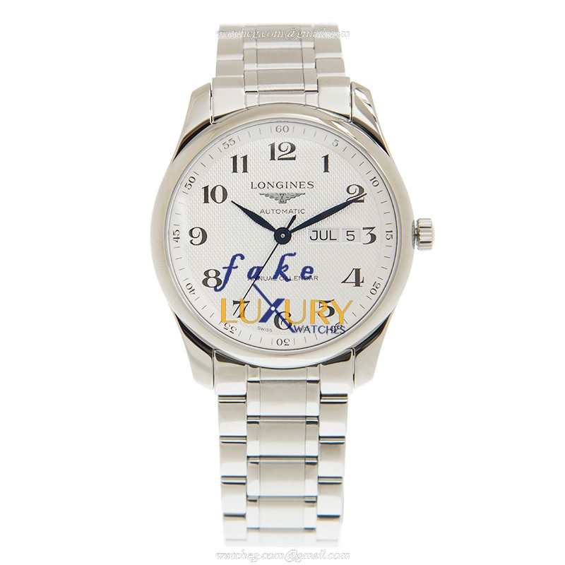 L2.910.4.78.6 - Longines Master Automatic Replica Watch Silver Dial Stainless Steel 40mm - Image 2