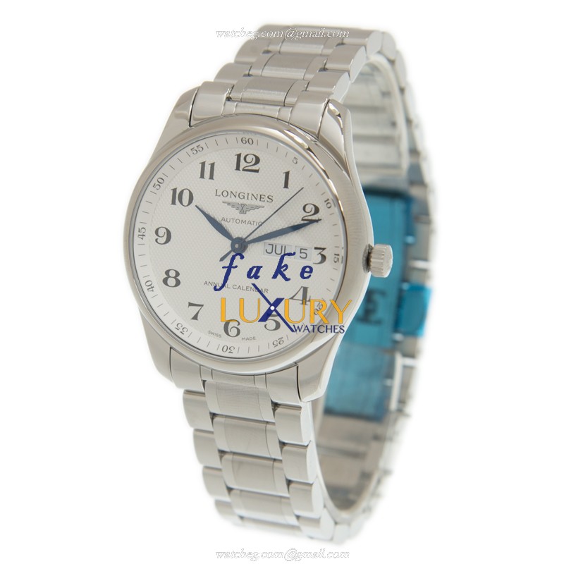 L2.910.4.78.6 - Longines Master Automatic Replica Watch Silver Dial Stainless Steel 40mm - Image 3