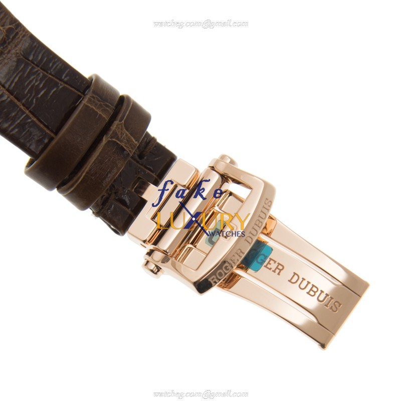 Roger Dubuis EXCALIBUR RDDBEX0493 Automatic 18kt Rose Gold Diamonds White Dial Replica Watch - Image 4