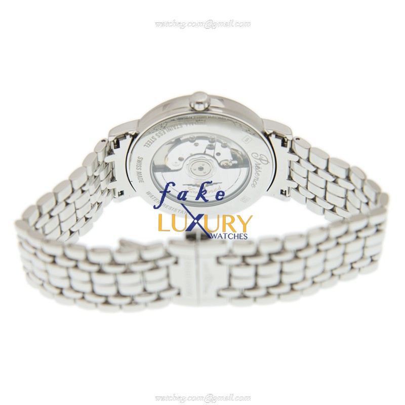 Longines L4.905.4.11.6 PRESENCE Auto Stainless Steel Replica Watch - White Dial, Silver Band - Image 4