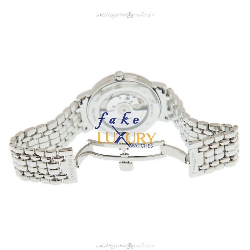 Longines L4.905.4.11.6 PRESENCE Auto Stainless Steel Replica Watch - White Dial, Silver Band - Image 5