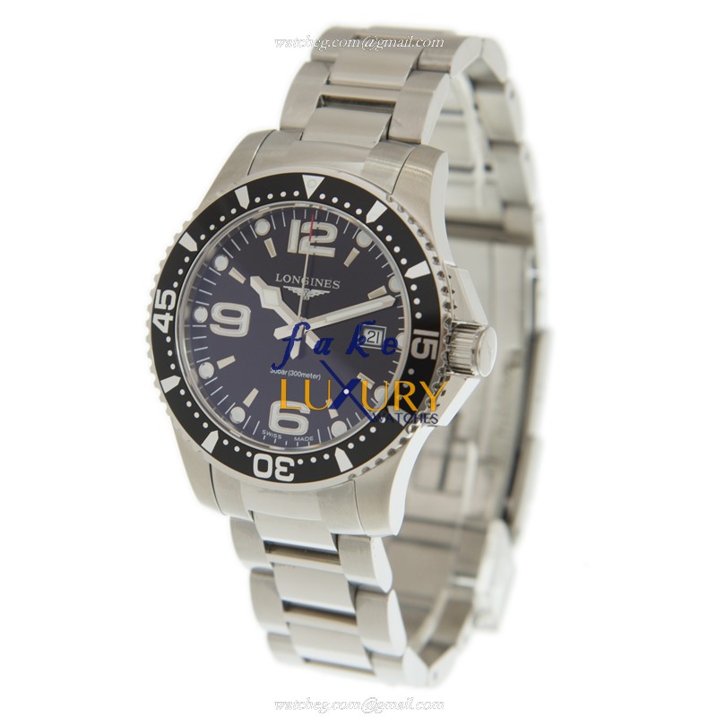Longines L3.730.4.56.6 Conquest - Replica Watch - Automatic - Black Dial - Steel Bracelet - Image 3