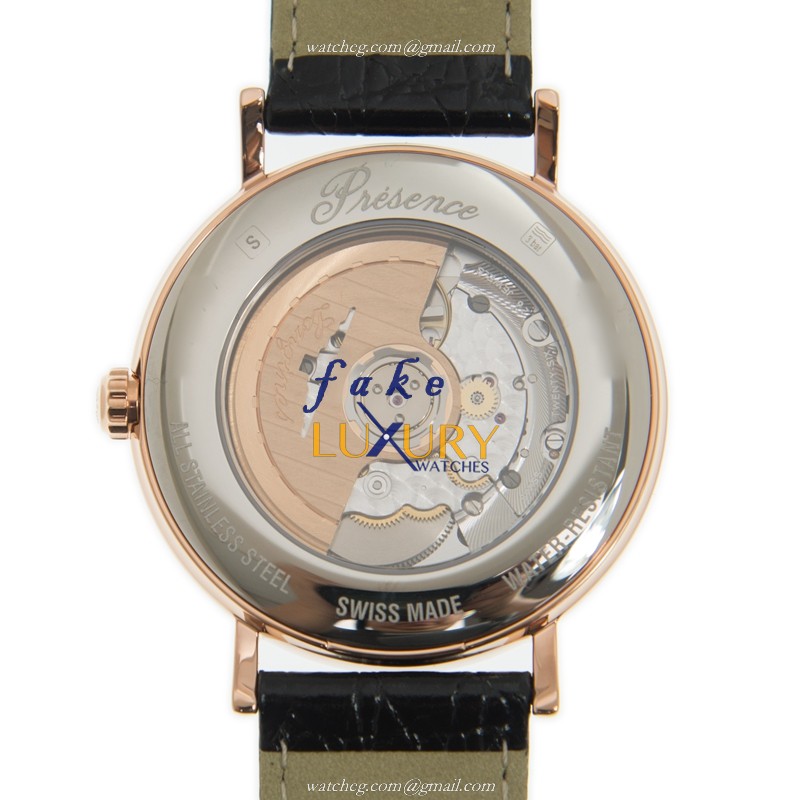 Longines L4.905.1.11.2 PRESENCE Automatic | Gold-Plated Steel | Replica Watch - Image 3