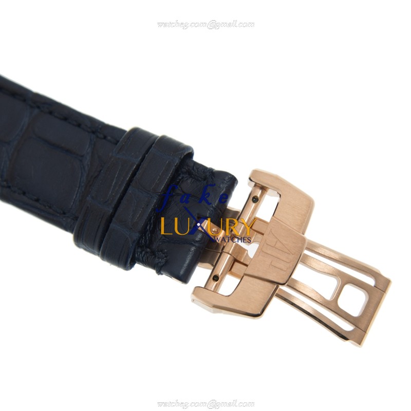 Audemars Piguet 26394OR.OO.D321CR.01 CODE 11.59 Replica Watch With Blue Dial, 18kt Rose Gold Case - Image 4