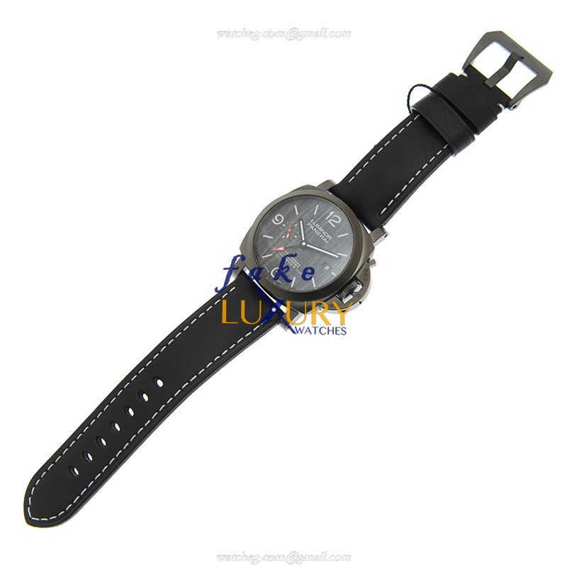 Panerai PAM01036 LUMINOR Titanium Carbon Fiber Automatic Replica Watch 44mm Black Dial Black - Image 2