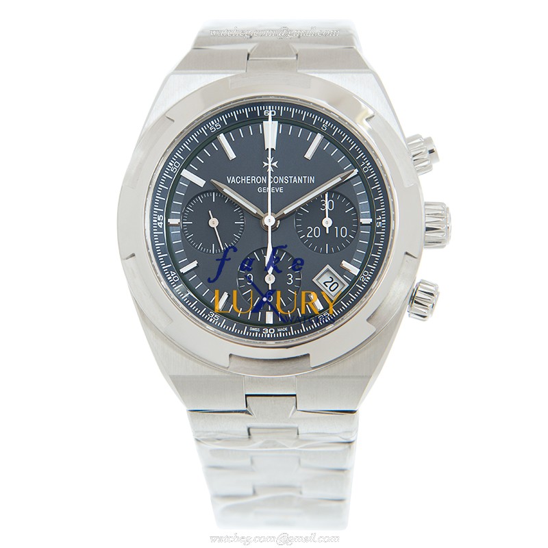 Vacheron Constantin 5500V/110A-B433 Overseas Automatic Blue Dial Stainless Steel Replica Watch - Image 2