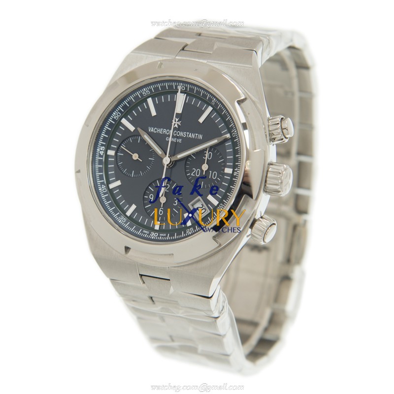 Vacheron Constantin 5500V/110A-B433 Overseas Automatic Blue Dial Stainless Steel Replica Watch - Image 4