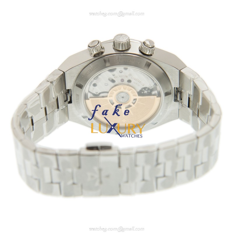 Vacheron Constantin 5500V/110A-B433 Overseas Automatic Blue Dial Stainless Steel Replica Watch - Image 5