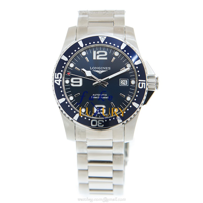 Longines L3.742.4.96.6 CONQUEST Auto | Stainless Steel | Blue Dial | Silver Strap Replica Watch - Image 2