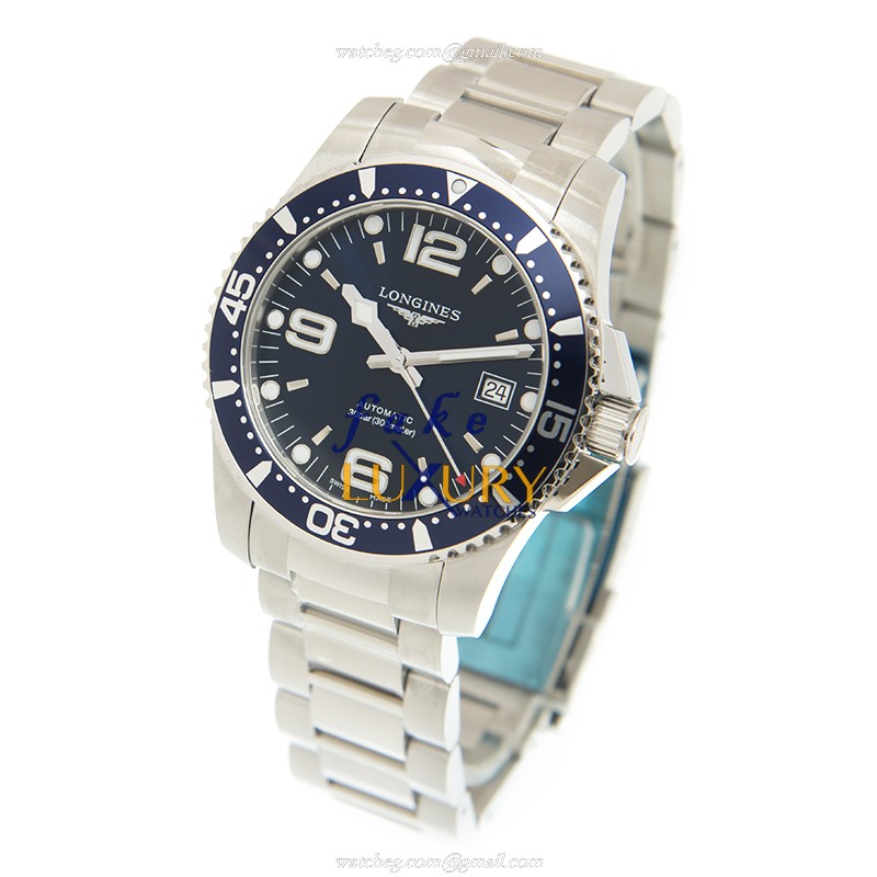 Longines L3.742.4.96.6 CONQUEST Auto | Stainless Steel | Blue Dial | Silver Strap Replica Watch - Image 3