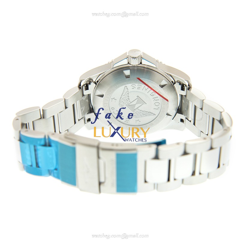 Longines L3.742.4.96.6 CONQUEST Auto | Stainless Steel | Blue Dial | Silver Strap Replica Watch - Image 4