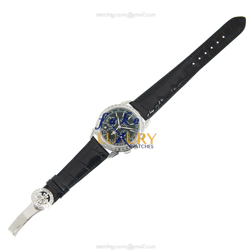 Patek Philippe 5271P-001 Grand Complications Manual Wind 950 Platinum Black Dial Replica Watch - Image 2