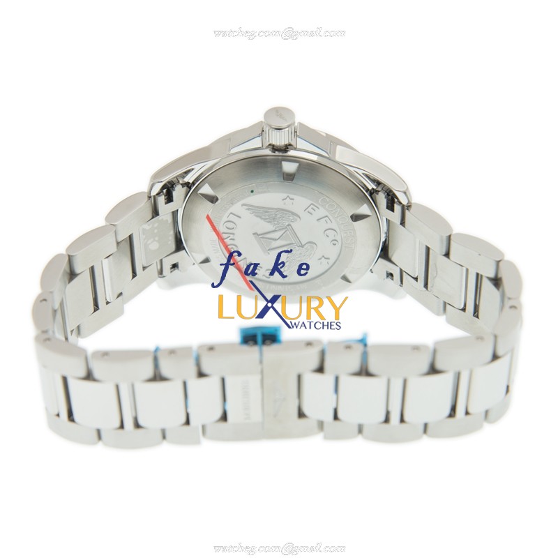 Longines Conquest L3.777.4.99.6 Automatic Blue Dial Silver Stainless Steel Strap Replica Watch - Image 4