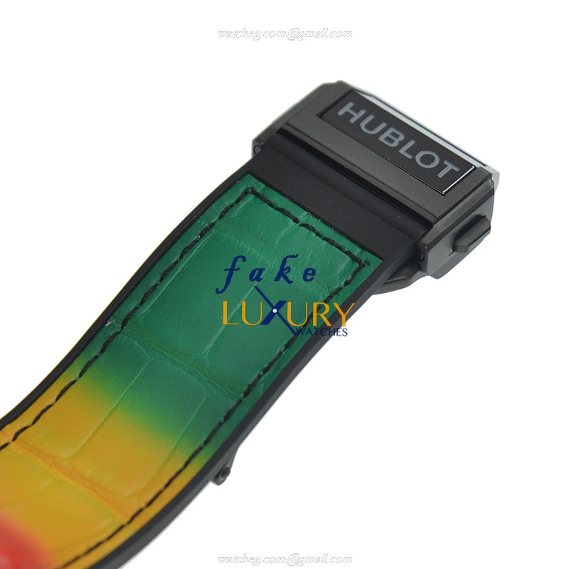 Hublot 414.CI.4010.LR.4096.NJA19 | Manual Wind | Ceramic Case | Transparent Skull Dial - Image 5