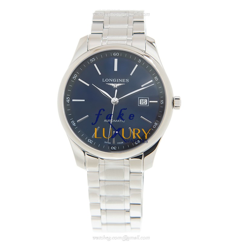 Longines Master L2.893.4.92.6 Replica Watch Automatic Blue Dial Steel Case 42mm - Image 2