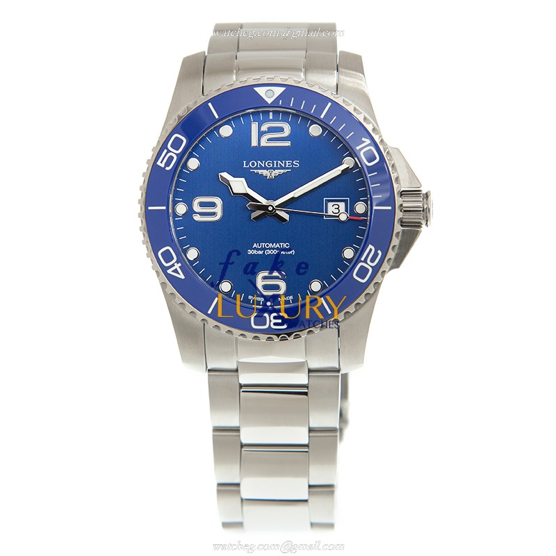 Longines L3.781.4.97.6 Conquest Automatic Blue Dial Steel Watch Replica Watch - Image 2