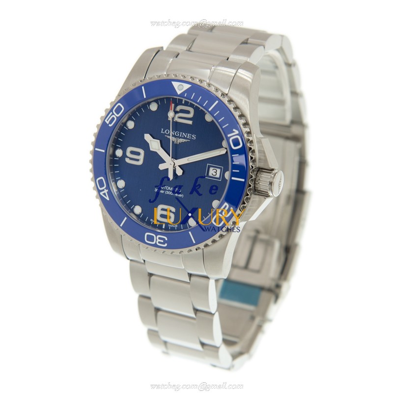 Longines L3.781.4.97.6 Conquest Automatic Blue Dial Steel Watch Replica Watch - Image 3