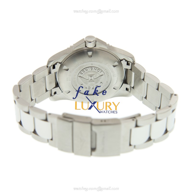 Longines L3.781.4.97.6 Conquest Automatic Blue Dial Steel Watch Replica Watch - Image 4