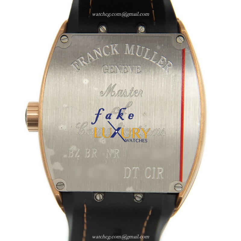 Franck Muller V 45 SC DT CIR BZ.NR.BR - GREEN Vanguard Auto Brass Case Replica Watch - Image 3