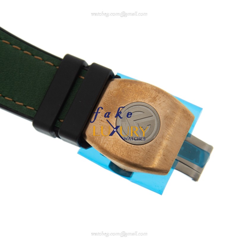 Franck Muller V 45 SC DT CIR BZ.NR.BR - GREEN Vanguard Auto Brass Case Replica Watch - Image 4