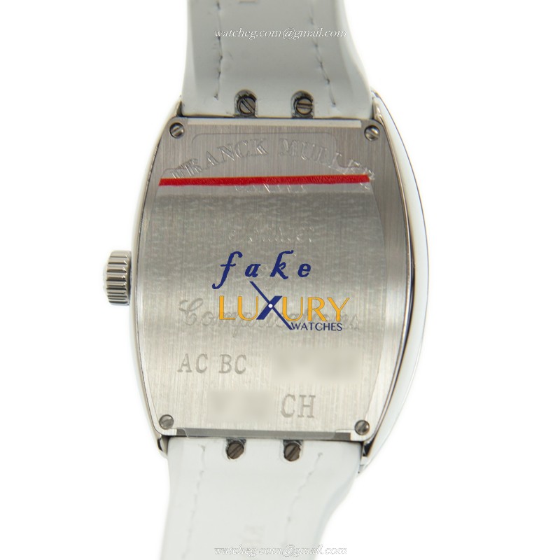 Franck Muller V32 CH AC.BC Crazy Hours Automatic Stainless Steel Replica Watch - White Dial - Image 3