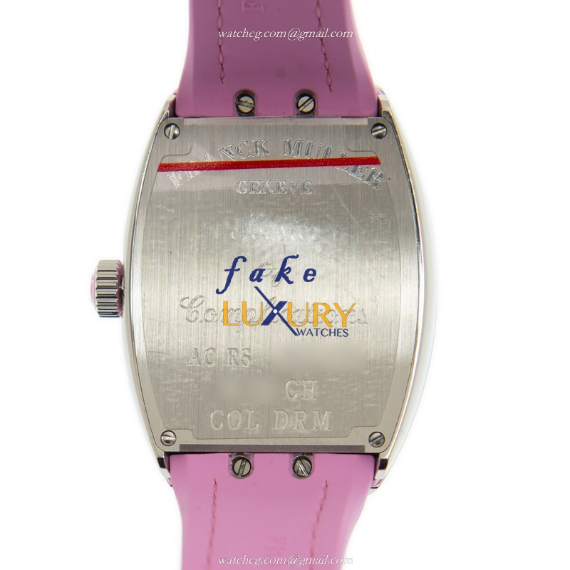 Franck Muller V 32 CH COL DRM AC.RS Crazy Hours Automatic Stainless Steel & Diamond Replica Watch - Image 3