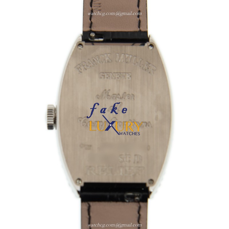 Franck Muller 5850 SC D REL OG Replica Watch With Automatic Movement, White Dial, 18kt Gold & - Image 3