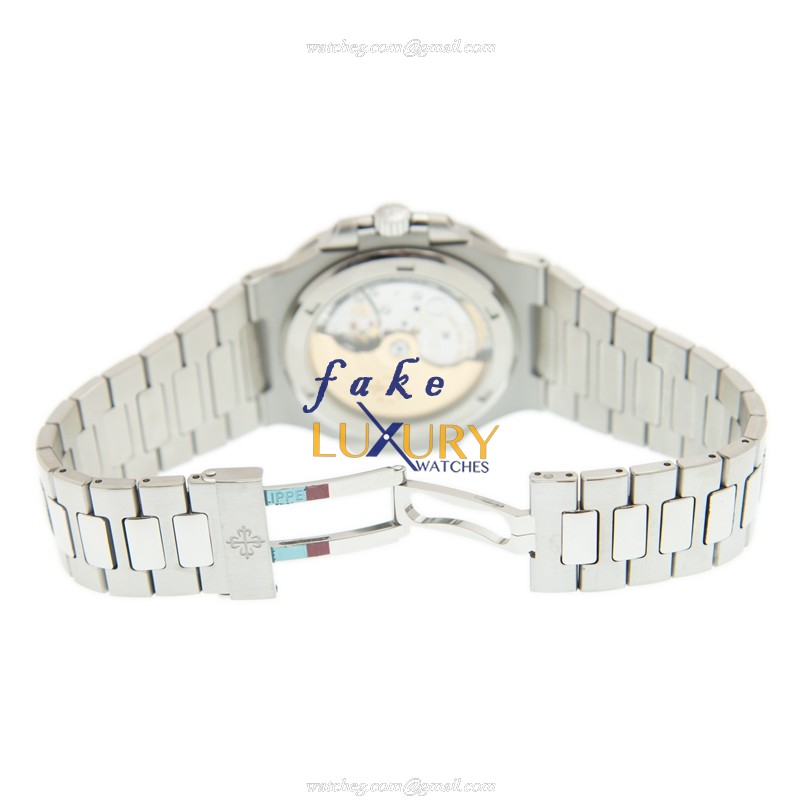 Patek Philippe 5711/1A-010 Nautilus Replica Watch, Automatic Movement, Blue Dial, Steel Bracelet - Image 5