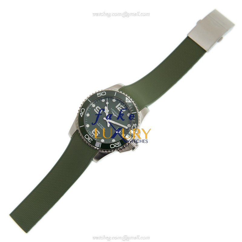 Longines L3.782.4.06.9 Replica Watch, Automatic Movement, Green Dial, Ceramic & Steel Case - Image 2