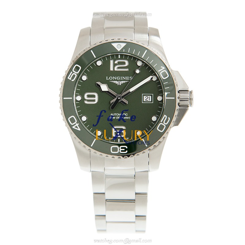 Longines L3.782.4.06.6 Replica Watch, Green Dial, Ceramic Steel Case, Automatic Movement - Image 2
