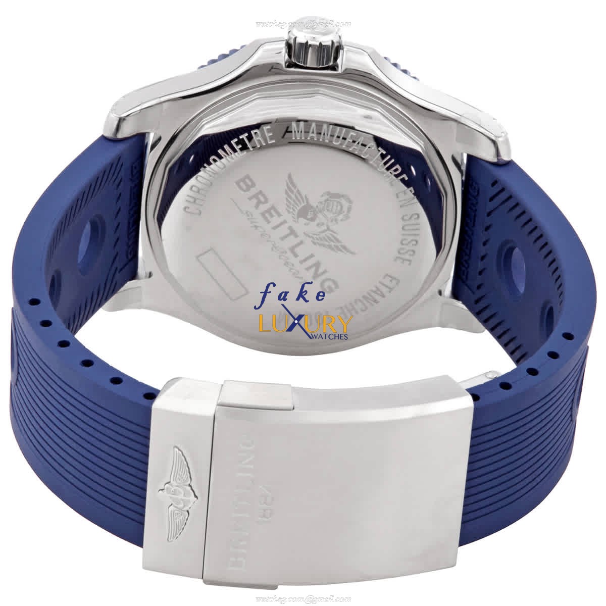 Breitling Superocean 44 Y1739316-C959-200S Automatic Blue Dial Stainless Steel Rubber Strap Replica - Image 3